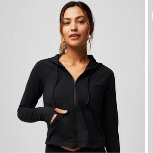 Fabletics Oasis Cropped Hoodie NWT